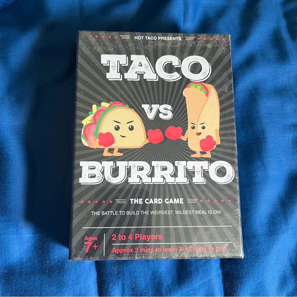Taco vs burrito card game